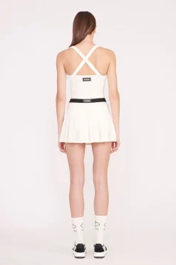 STAUD DOUBLES SKIRT   IVORY Discount
