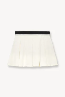 STAUD DOUBLES SKIRT   IVORY Discount