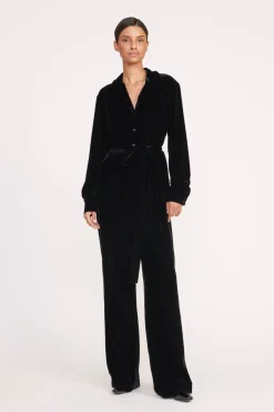 STAUD ELIJAH JUMPSUIT   BLACK New