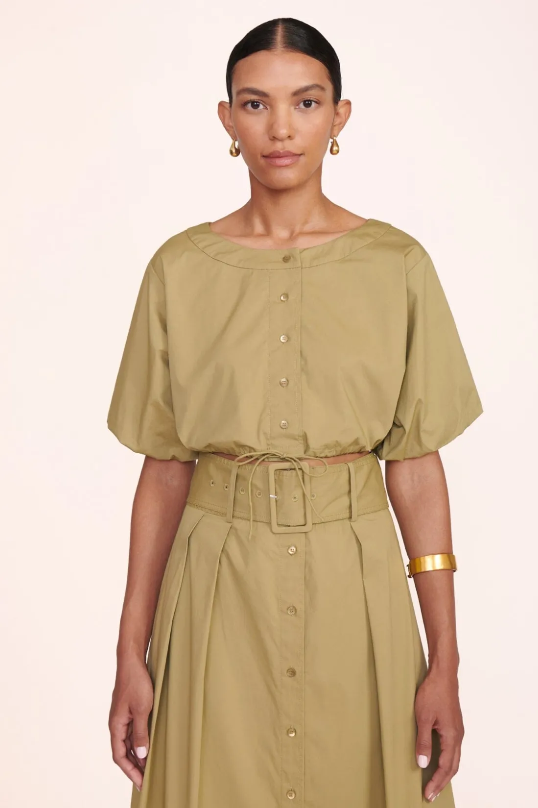 STAUD ELLINGTON TOP KHAKI
