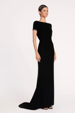 STAUD EMELYN DRESS BLACK
