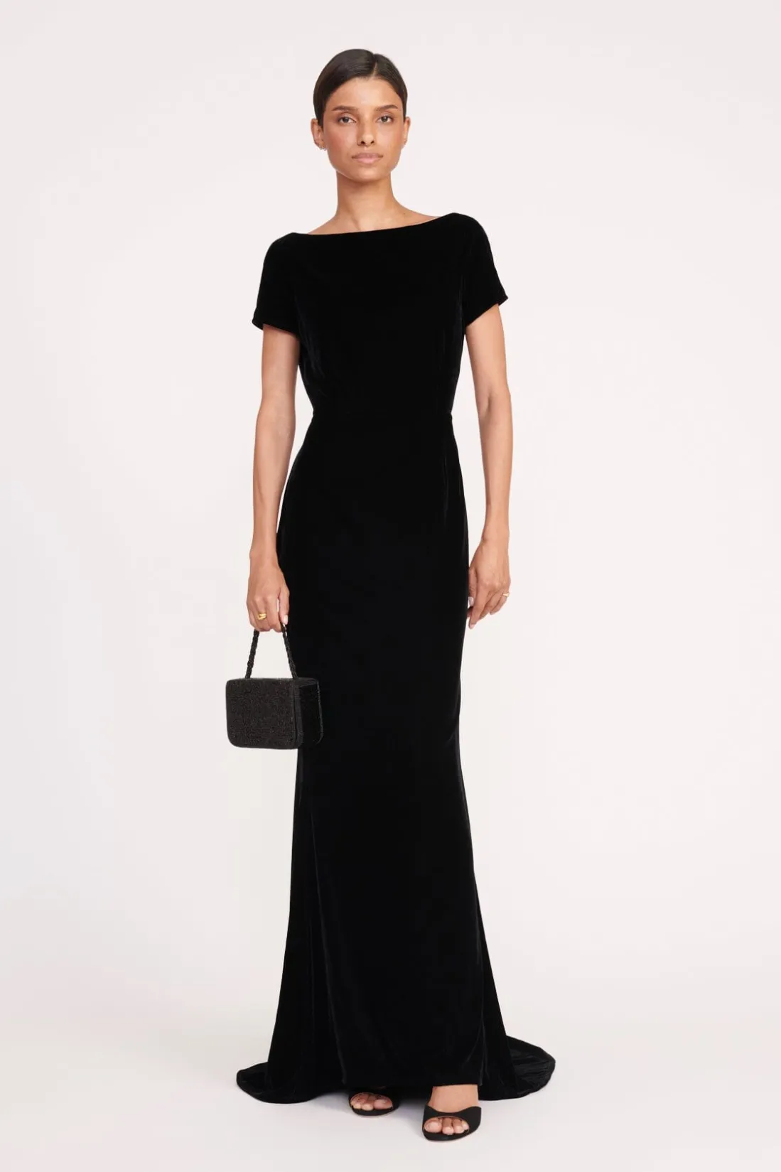 STAUD EMELYN DRESS BLACK