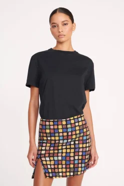 STAUD EMERIE SKIRT  DANCE FLOOR DANCEFLOOR New