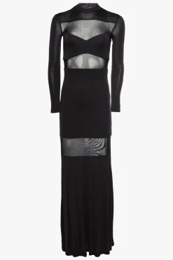 STAUD FALCON DRESS   BLACK Clearance