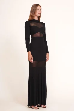 STAUD FALCON DRESS   BLACK Clearance