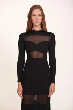 STAUD FALCON DRESS   BLACK Clearance