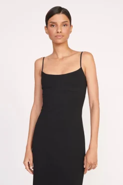 STAUD FARIDAH DRESS  BLACK IVORY BLACKIVORY Clearance