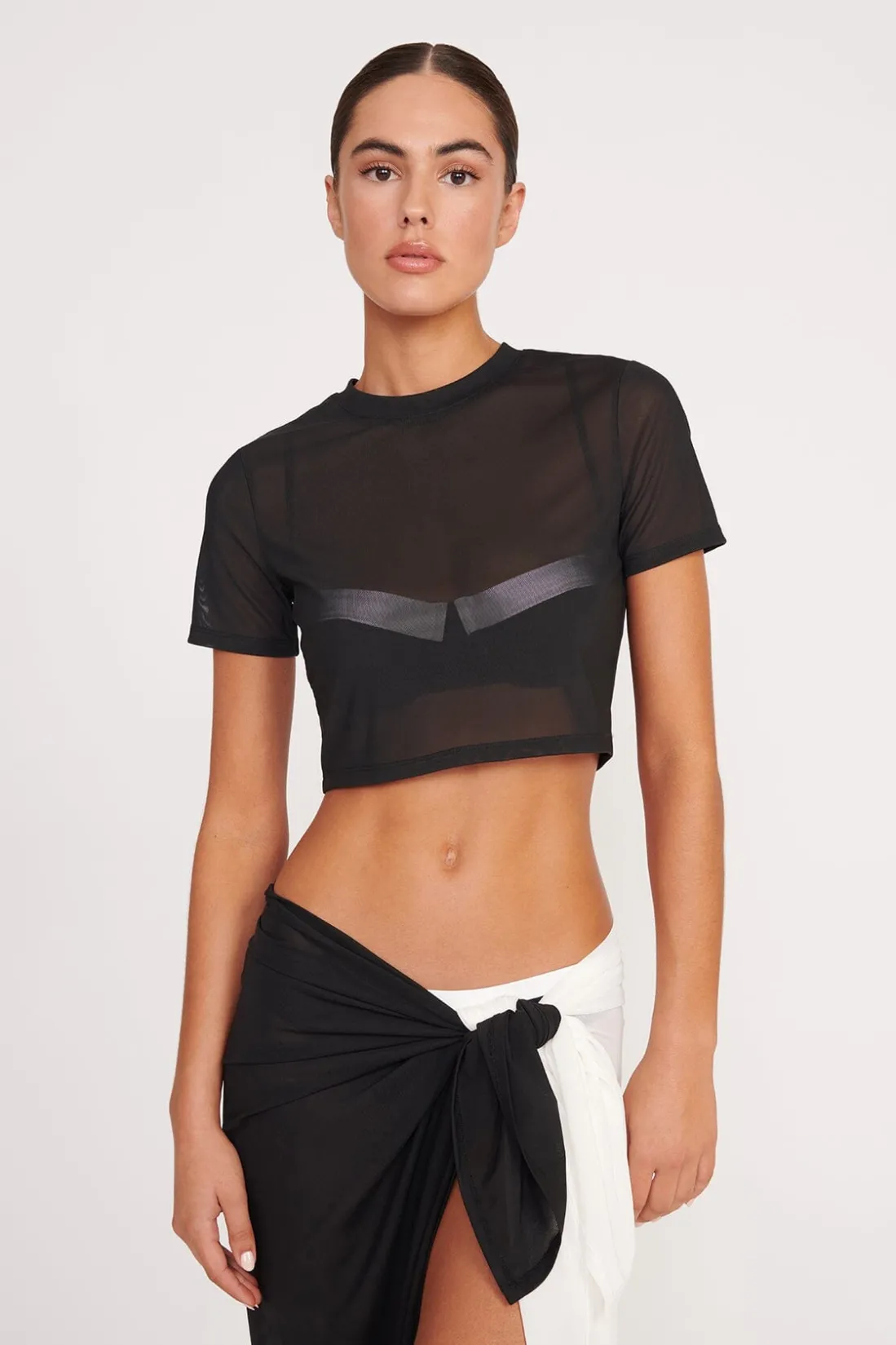 STAUD FERNANDA TOP BLACK Discount