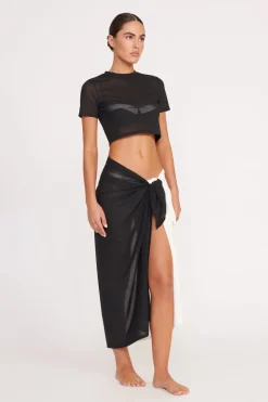 STAUD FERNANDA TOP BLACK Discount