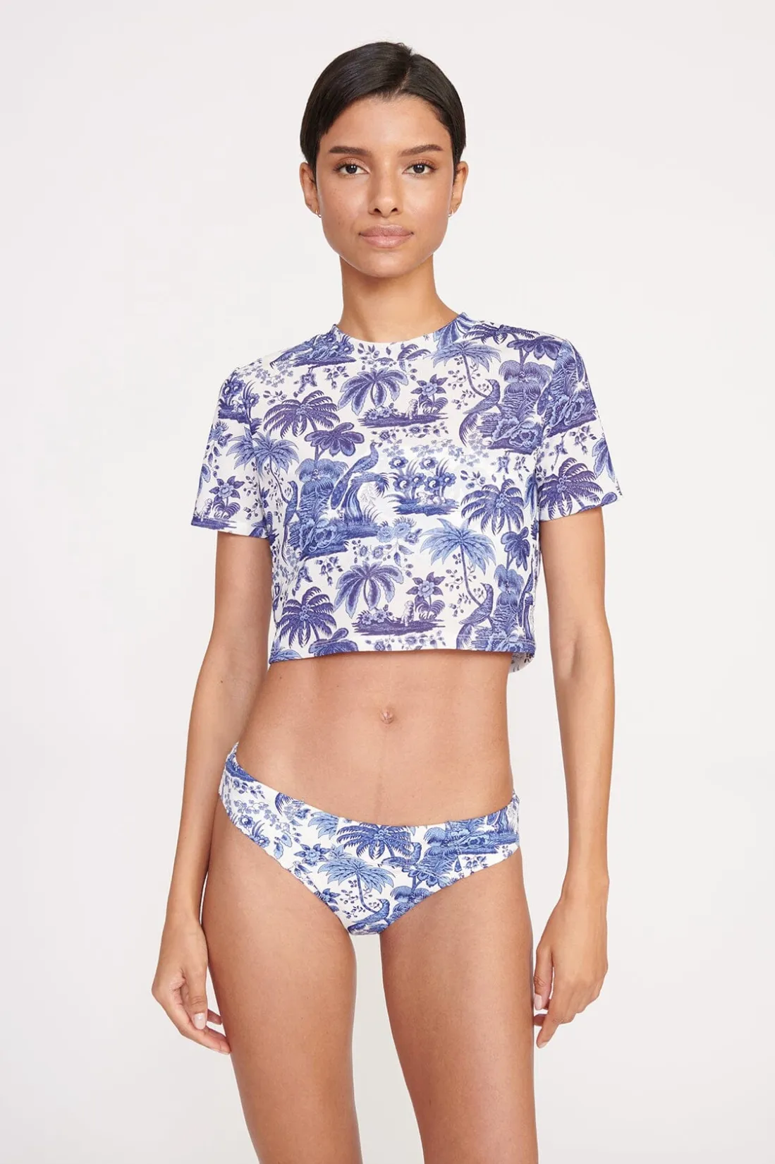 STAUD FERNANDA TOP BLUE TOILE BLUETOILE Clearance