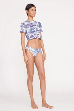 STAUD FERNANDA TOP BLUE TOILE BLUETOILE Clearance