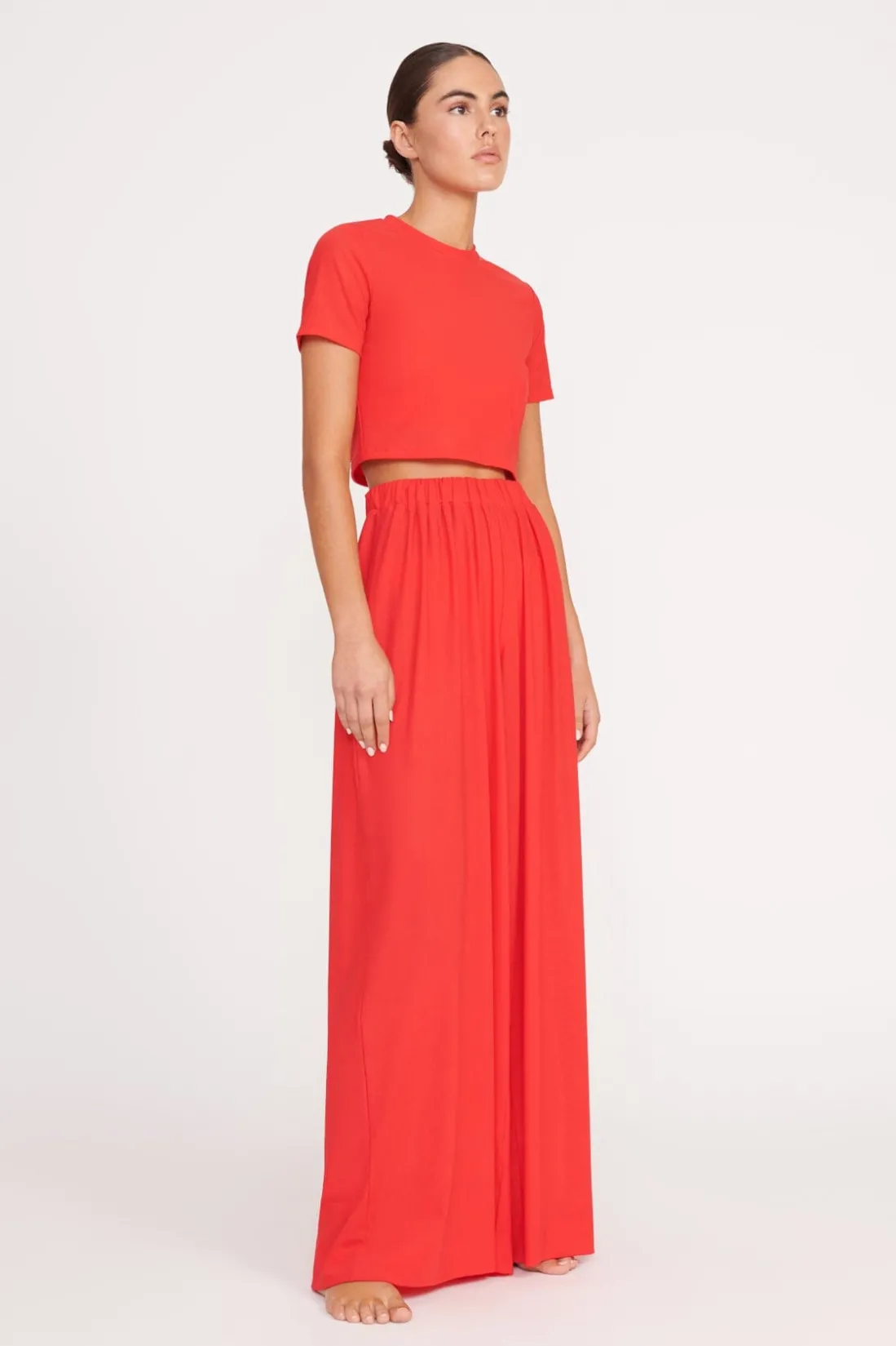 STAUD FERNANDA TOP RED ROSE REDROSE Clearance