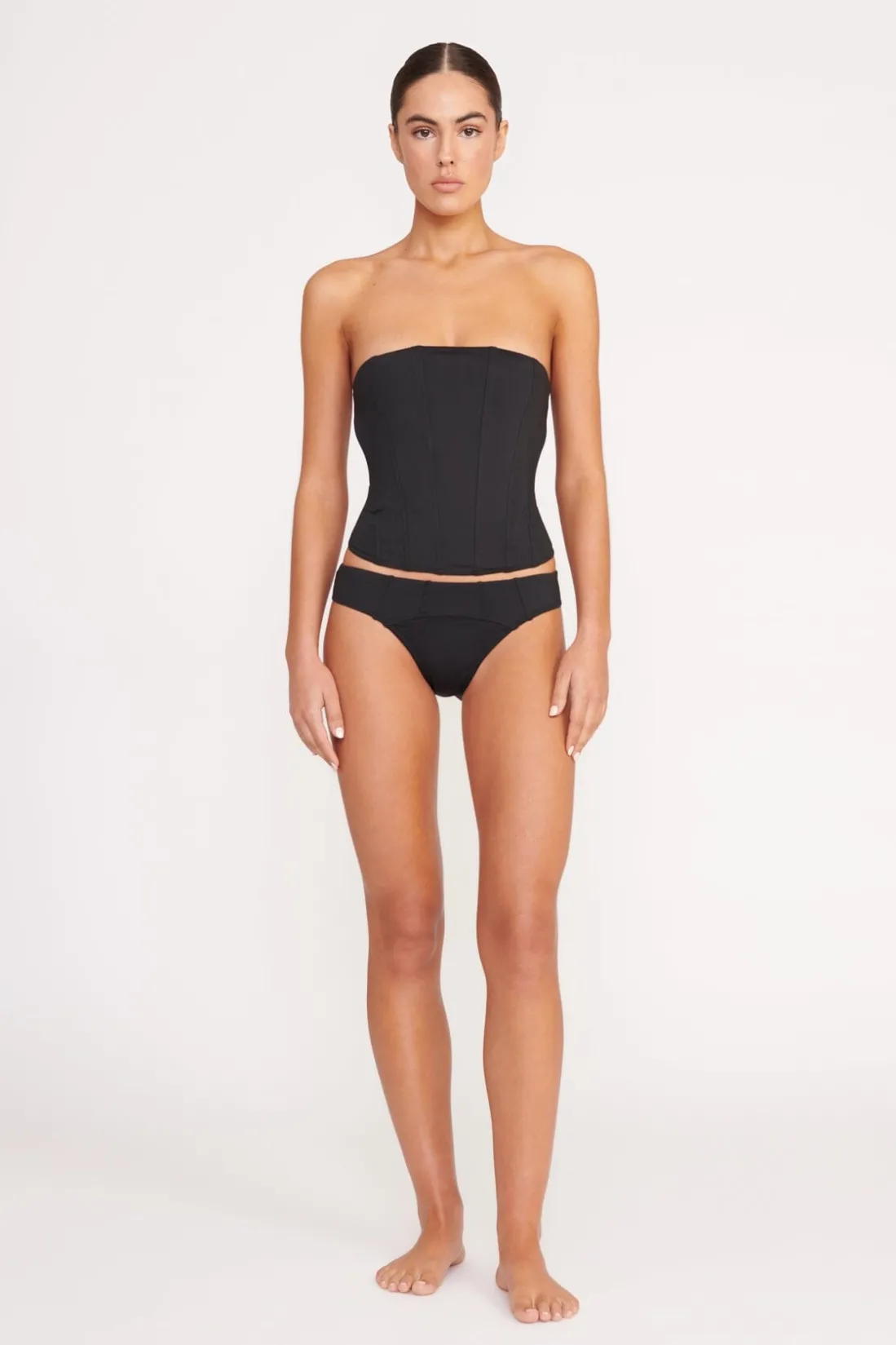 STAUD FRANCESCA BIKINI TOP BLACK Best