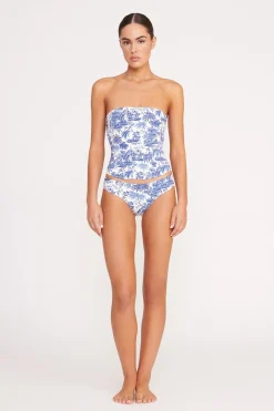 STAUD FRANCESCA BIKINI TOP  BLUE TOILE BLUETOILE Online