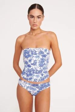 STAUD FRANCESCA BIKINI TOP  BLUE TOILE BLUETOILE Online