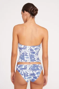 STAUD FRANCESCA BIKINI TOP  BLUE TOILE BLUETOILE Online