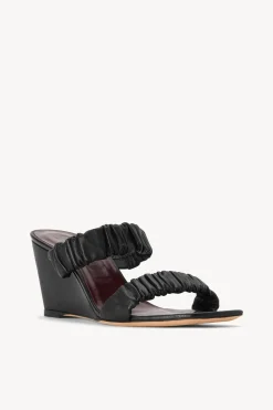 STAUD FRANKIE WEDGE   BLACK Clearance