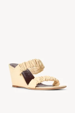 STAUD FRANKIE WEDGE   CREAM Online