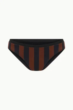 STAUD GEMMA BIKINI BOTTOM  BLACK TAN SEASHORE STRIPE BLACKTANSEASHORESTRIPE Outlet