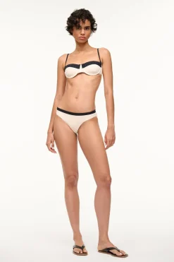 STAUD GEMMA BIKINI BOTTOM  IVORY BLACK IVORYBLACK Online