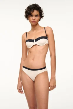 STAUD GEMMA BIKINI BOTTOM  IVORY BLACK IVORYBLACK Online