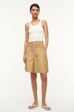 STAUD GENNY SHORT   FAWN Discount