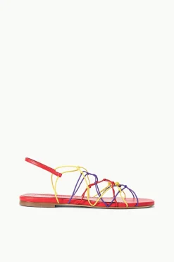 STAUD GIO KNOT SANDAL  RED ROSE MULTI REDROSEMULTI Outlet