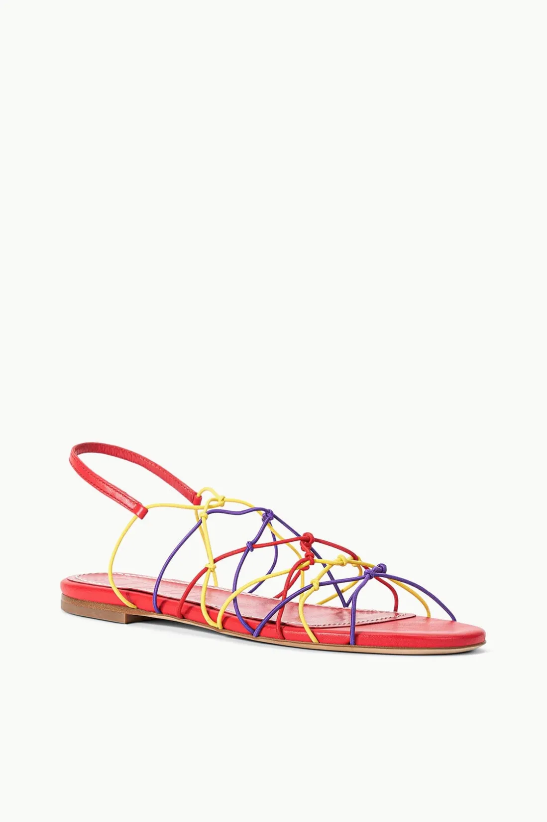 STAUD GIO KNOT SANDAL RED ROSE MULTI REDROSEMULTI Outlet