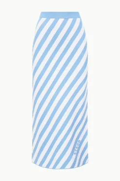 STAUD GIOVANNI SKIRT  BLUE SEASHORE STRIPE BLUESEASHORESTRIPE New