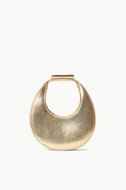 STAUD GOODNIGHT MOON BAG   GOLD Discount