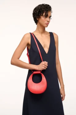 STAUD GOODNIGHT MOON BAG  RED ROSE REDROSE Best
