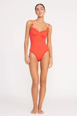 STAUD GOSSAMER ONE PIECE  RED ROSE REDROSE Online