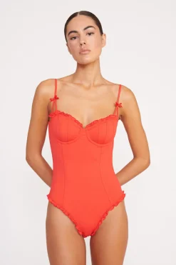 STAUD GOSSAMER ONE PIECE  RED ROSE REDROSE Online