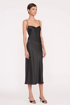 STAUD GRACIE TOP   BLACK Outlet