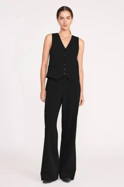 STAUD GRAYSON PANT SUITING BLACK Hot