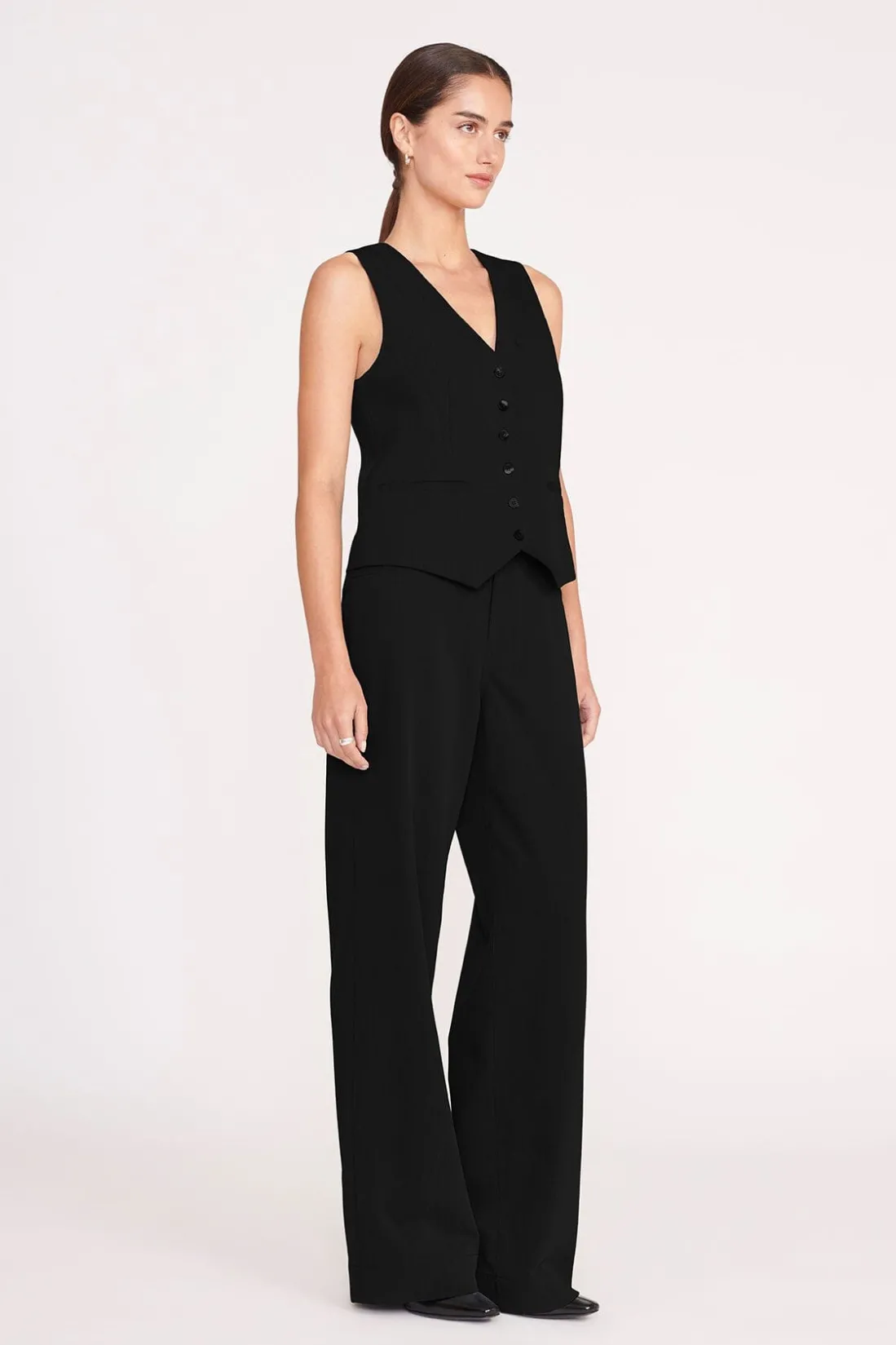 STAUD GRAYSON PANT SUITING BLACK Hot
