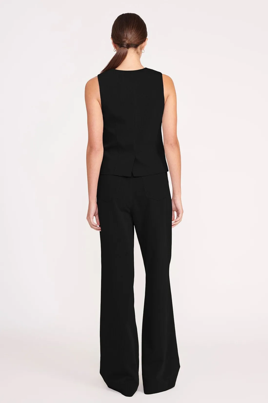 STAUD GRAYSON PANT SUITING BLACK Hot