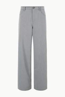 STAUD GRAYSON PANT  HEATHER GREY SUITING HEATHERGREY New