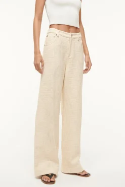 STAUD GRAYSON PANT   IVORY Clearance