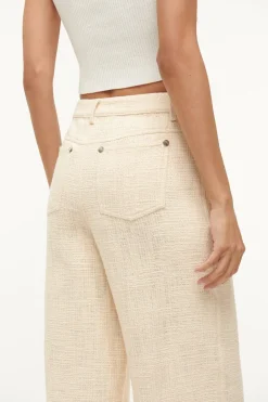 STAUD GRAYSON PANT IVORY Clearance