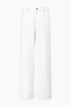 STAUD GRAYSON PANT   WHITE Sale