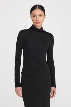 STAUD HELVIN TOP BLACK Best