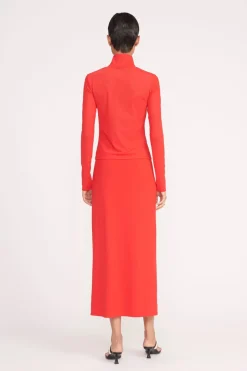STAUD HELVIN TOP  RED ROSE REDROSE Outlet