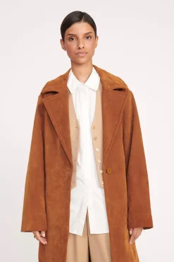 STAUD HOLDEN COAT   TAN New