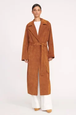 STAUD HOLDEN COAT   TAN New