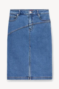 STAUD HUDSON SKIRT MEDIUM WASH MEDIUMWASH Clearance