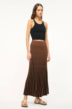 STAUD IBISCO CROPPED TANK   BLACK Online