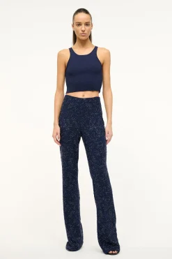 STAUD IBISCO CROPPED TANK NAVY Hot