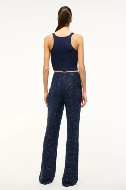 STAUD IBISCO CROPPED TANK   NAVY Hot