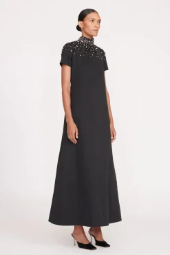STAUD ILANA DRESS  BLACK SILVER BLACKSILVER Online
